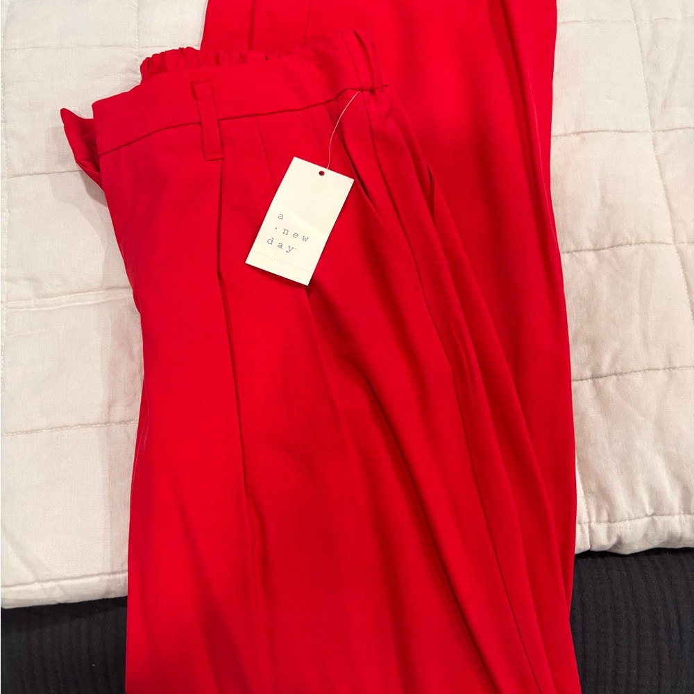 A New Day Bold Red Pants